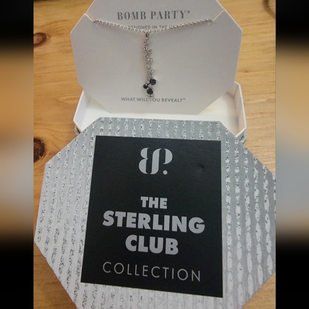 Bomb Party Sterling Club Necklace